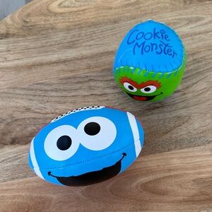 Sesame Place Soft Baseball and Football